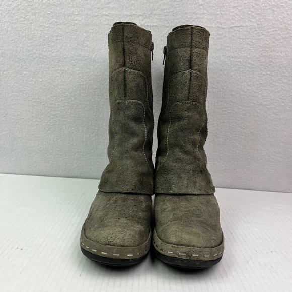 Merrell Drizzle Mid Calf Boots Gray Suede Size:8 Waterproof - Picture 15 of 15